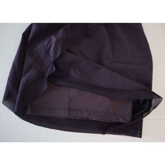 Halara Women's Sz L Purple Play It My Way Drawstring Contrast Mesh 2-in-1 Shorts - Picture 8 of 10